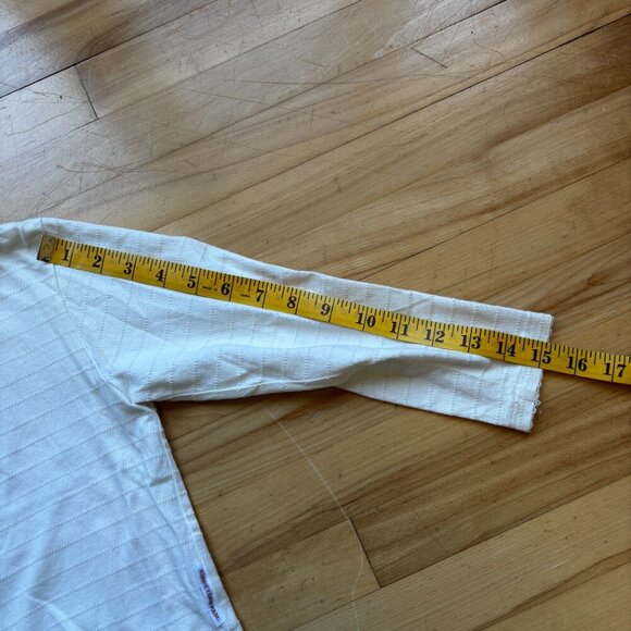 Kumikyoku FAM Girls White Knit Cardigan Sweater Size 120 (US 6) - Picture 5 of 11